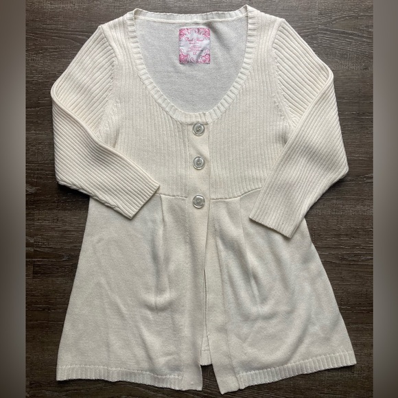 Duck Head Jeans Co. Cream Cardigan Size 1X - Picture 2 of 3